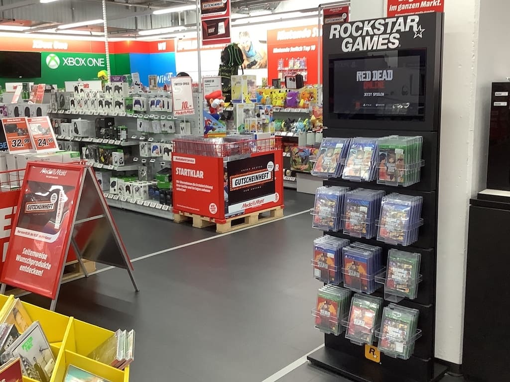Warenträger im Markt